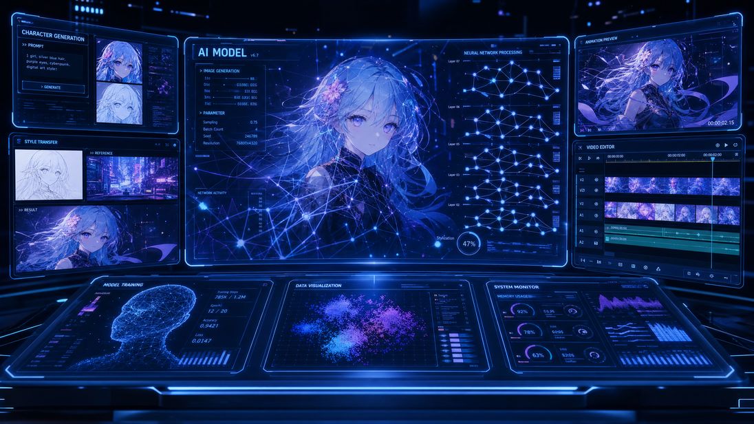 51视频 AI动漫技术